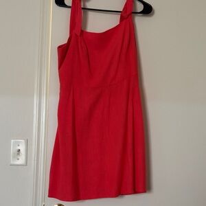 Chic Scarlet Mini Dress